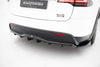 TESLA - MODEL X - MK1 FACELIFT - CENTRAL REAR SPLITTER (WITH VERTICAL BARS) - V2