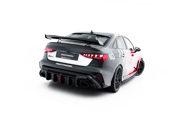 FOR AUDI - RS3 SEDAN - 8Y FACELIFT - REAR VALANCE (VERSION WITH ORIGINAL REFLECTOR)