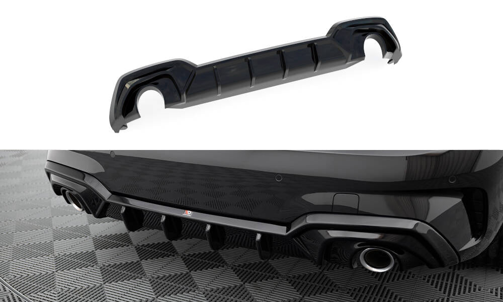 Rear Valance suitable for BMW 3 M-Pack G20 / G21 (Fits car with towbar)