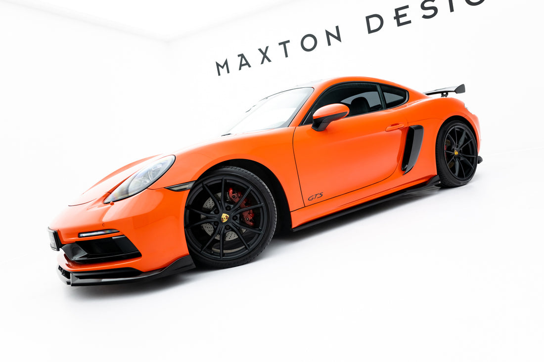 FOR PORSCHE - 718 CAYMAN GTS 982C / 718 BOXSTER GTS 982 - SIDE SKIRTS DIFFUSERS - V2