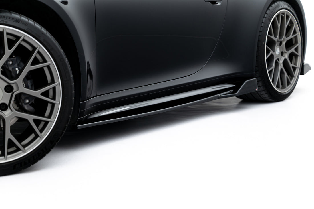 FOR PORSCHE - 911 CARRERA SPORT DESIGN 992 - SIDE SKIRTS DIFFUSERS - V2