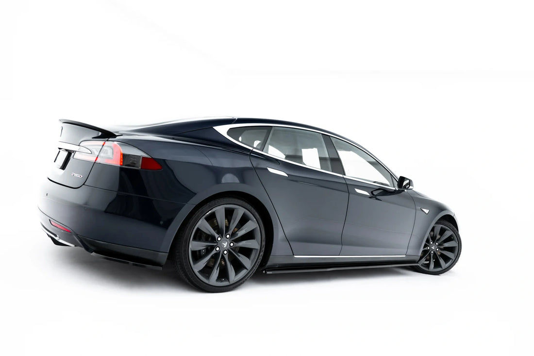 FOR TESLA - MODEL S MK1 - SIDE SKIRTS DIFFUSERS - V2