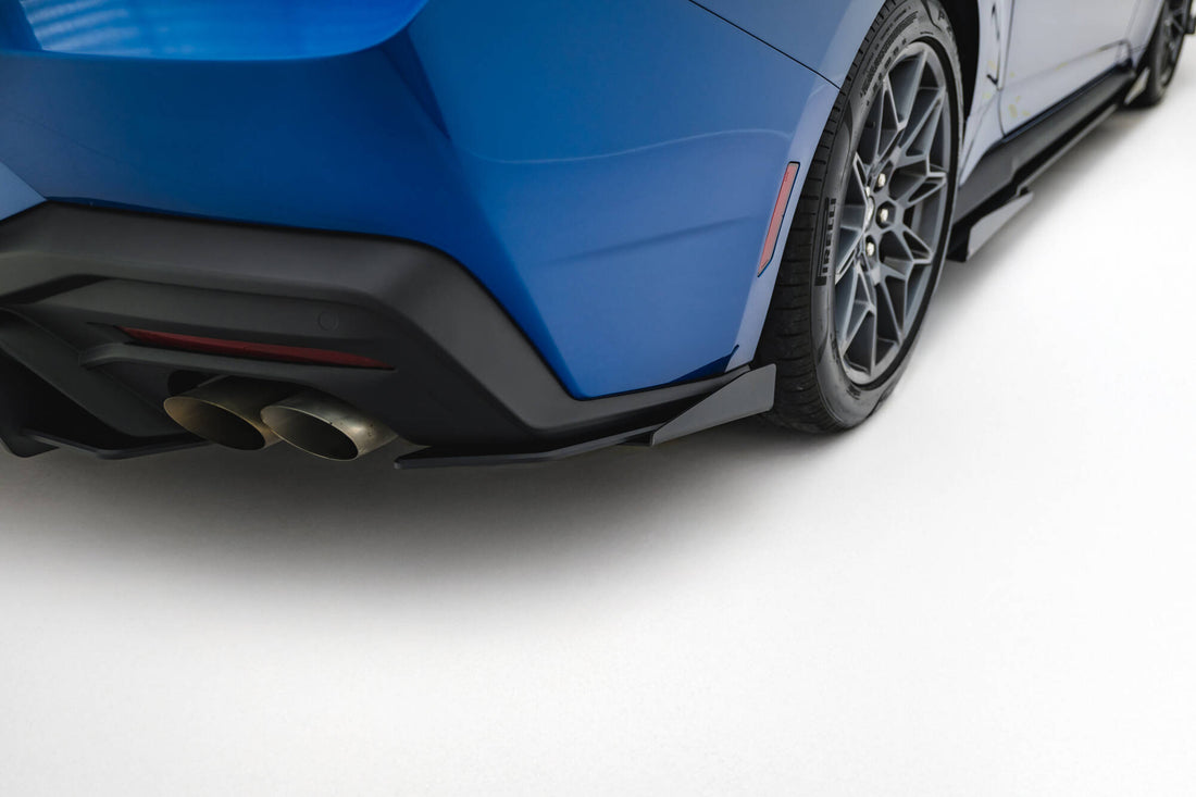 FOR FORD - MUSTANG GT MK7 - STREET PRO REAR SIDE SPLITTERS + FLAPS