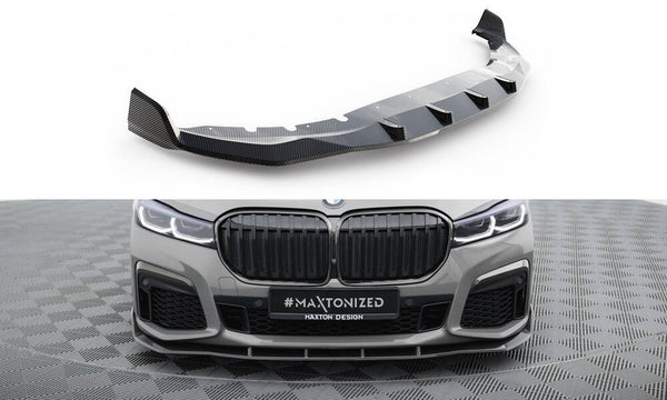 FOR BMW - 7 SERIES - M-PACK - G11 - FACELIFT - CARBON FIBER FRONT SPLITTER