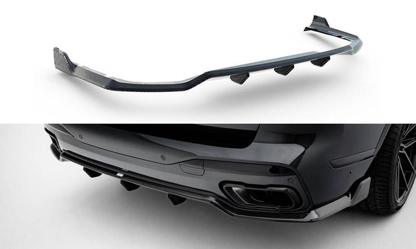 BMW - X7 M-PACK - G07  FACELIFT - CARBON FIBER REAR DIFFUSER