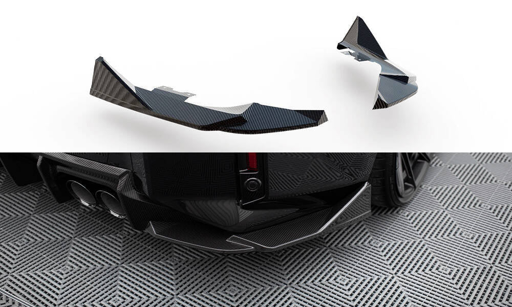 FOR BMW - M2 - G87 - CARBON FIBER REAR SIDE SPLITTERS