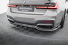 BMW - 7 SERIES - M-PACK - G11 - FACELIFT - CARBON FIBER REAR SPLITTER