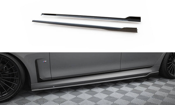 FOR BMW - 7 SERIES - M-PACK - G11 - FACELIFT - CARBON FIBER SIDE SKIRTS