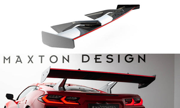 FOR CHEVROLET - CORVETTE - C8 - CARBON SPOILER + LED