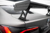 BMW - G82 - M4 - CARBON SPOILER WITH EXTERNAL BRACKETS UPRIGHTS + LED