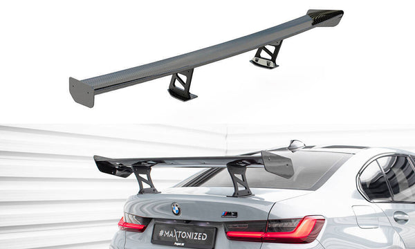 FOR BMW - M3 G80 / M340I G20 / 3 M-PACK G20 / 3 STANDARD G20 - CARBON SPOILER WITH INTERNAL BRACKETS UPRIGHTS