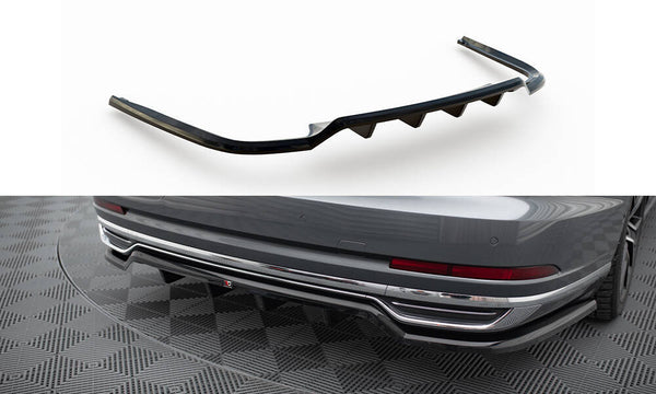 AUDI - A8 - D5 - CENTRAL REAR SPLITTER (WITH VERTICAL BARS)