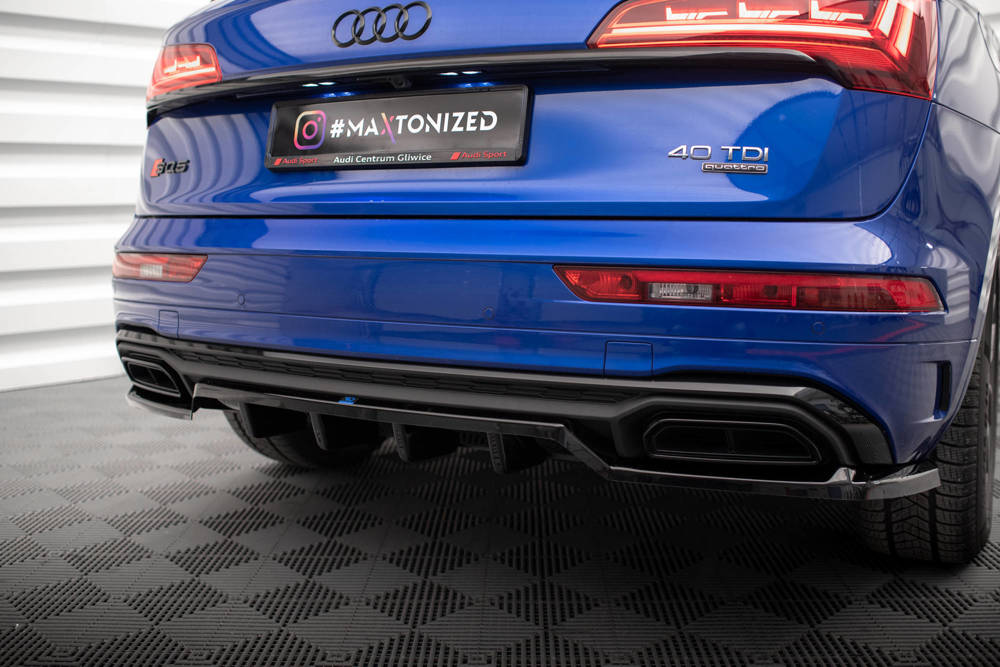 Audi - SQ5 / Q5 S-Line SUV - B9 Facelift - Rear Splitter (with vertica ...