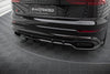 AUDI - SQ8 / Q8 S-LINE - MK1 FACELIFT - CENTRAL REAR SPLITTER (WITH VERTICAL BARS)