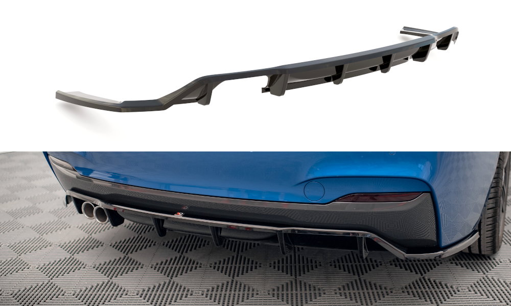 Rear Splitter (With Vertical Bars) suitable for BMW 2 M-Pack F22