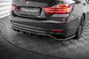 BMW - 4 GRAN COUPE - F36 - CENTRAL REAR SPLITTER (with vertical bars)