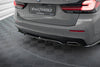 BMW - 5 SERIES - G30/G31 - FACELIFT - CENTRAL REAR SPLITTER (WITH VERTICAL BARS)