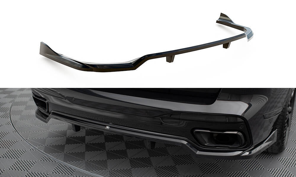 Rear Splitter (With Vertical Bars) suitable for BMW X7 M-Pack G07 Facelift