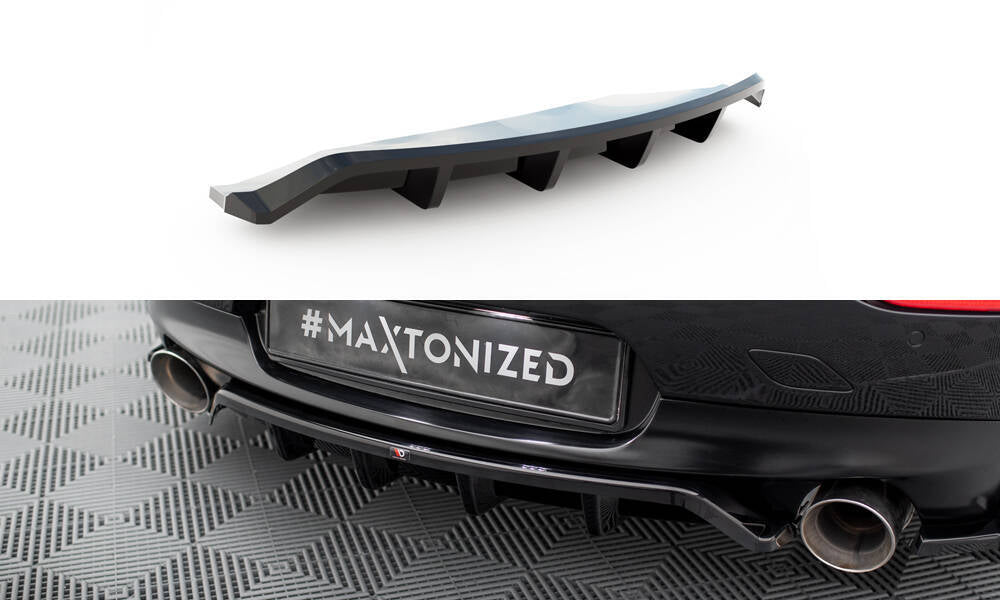 FOR BMW - Z4 - E89 M-PACK - FACELIFT - CENTRAL REAR SPLITTER (WITH VERTICAL BARS)