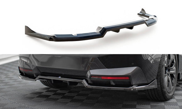 BMW - IX M-PACK - I20 - CENTRAL REAR SPLITTER (WITH VERTICAL BARS)