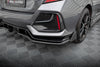Honda - Civic Sport - MK10 - Central Rear Splitter (with vertical bars) + Flaps