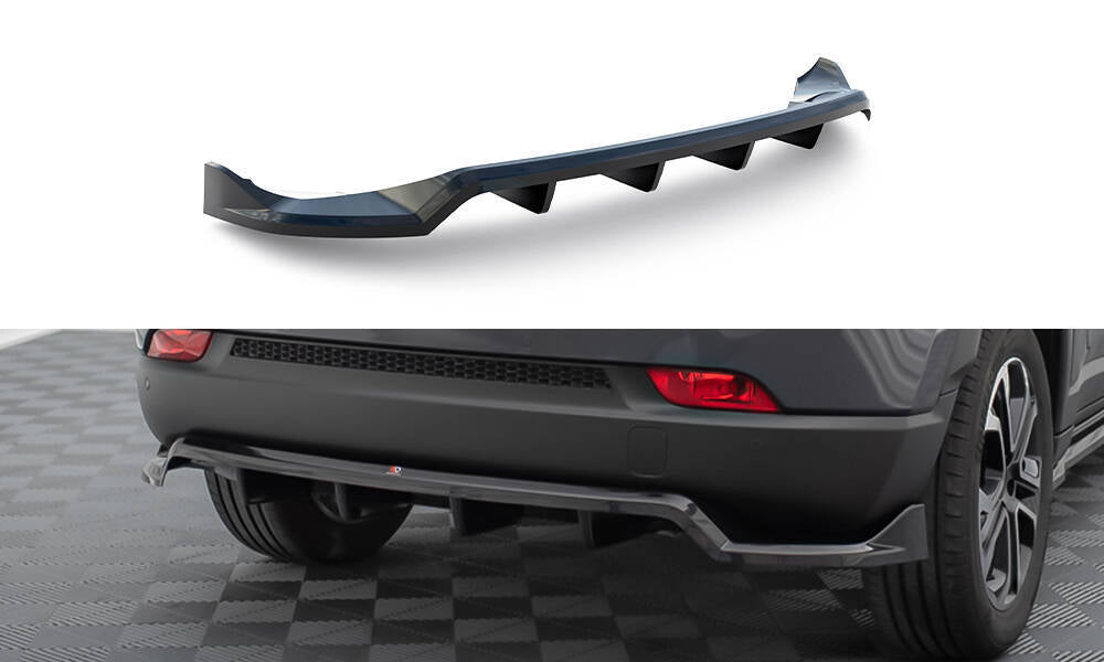 Rear Splitter (With Vertical Bars) suitable for Jeep Compass Limited Mk2 Facelift