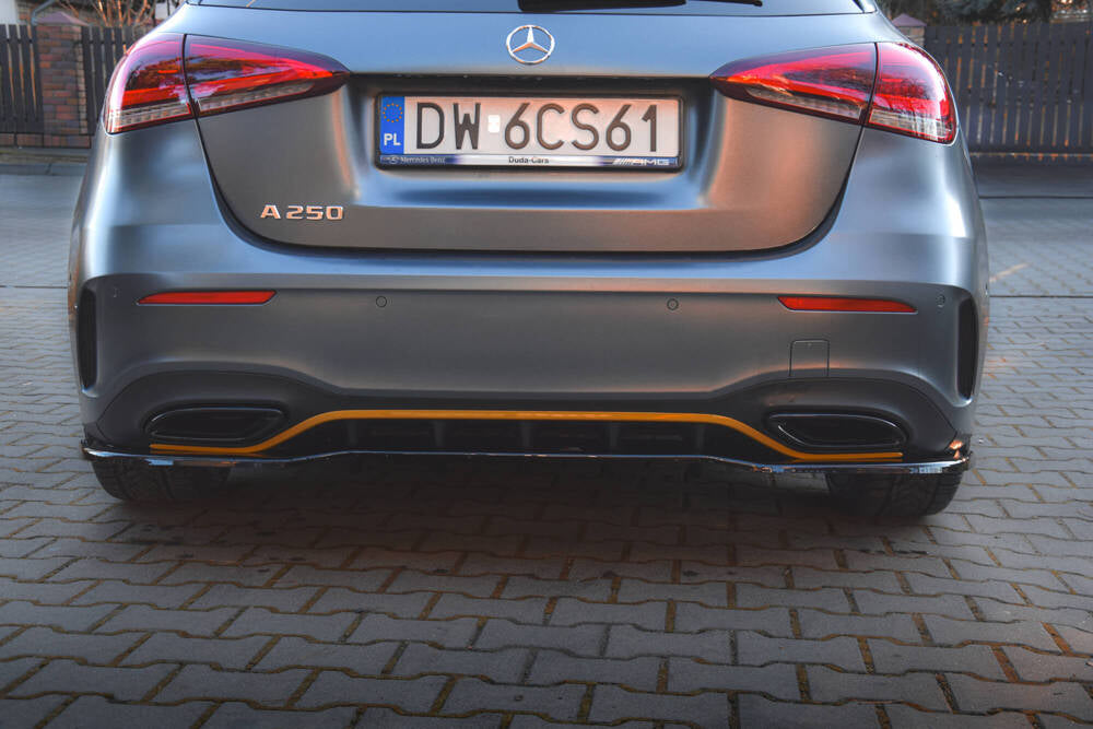 MERCEDES- A CLASS - AMG-LINE HATCHBACK - W177 - CENTRAL REAR SPLITTER ...