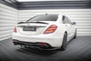 MERCEDES - BENZ S  - AMG-LINE -  W222 FACELIFT - CENTRAL REAR SPLITTER (WITH VERTICAL BARS)
