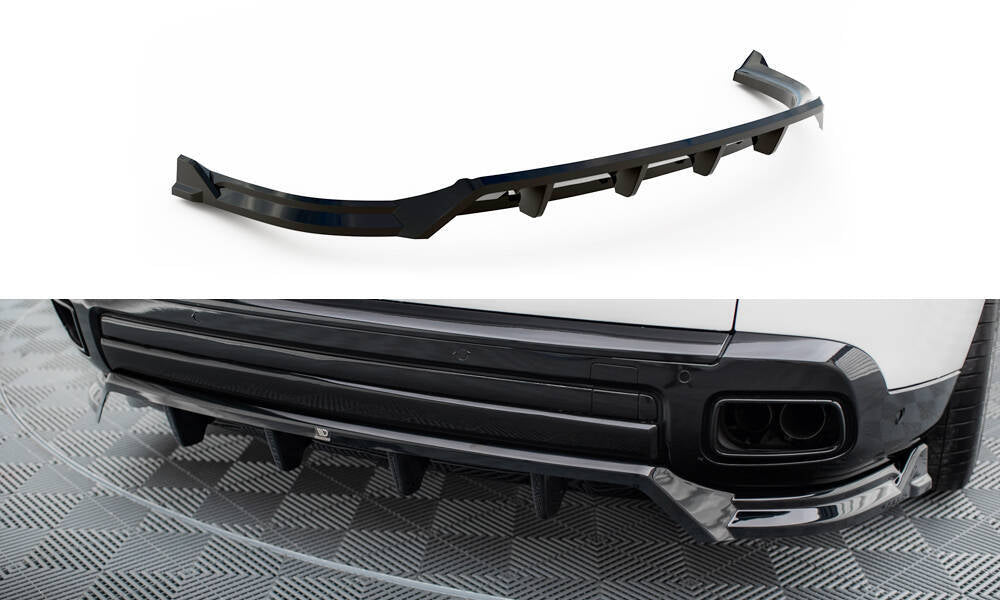 FOR ROLLS ROYCE - CULLINAN - CENTRAL REAR SPLITTER (WITH VERTICAL BARS)