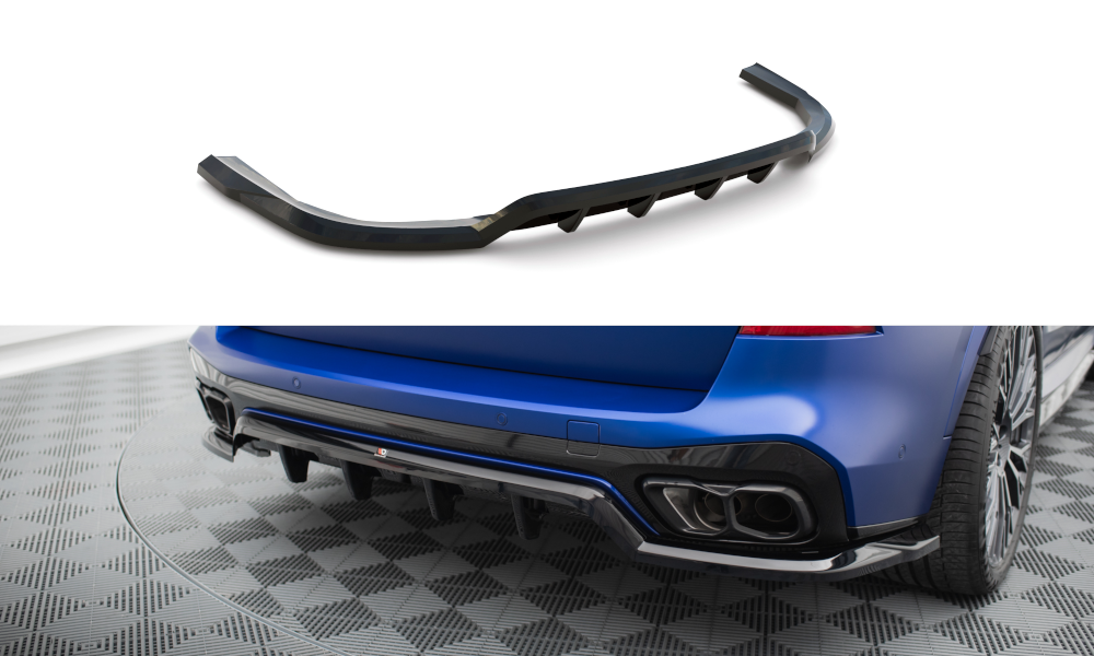 Rear Splitter (With Vertical Bars) V.1 suitable for BMW X5 M-Pack G05 Facelift
