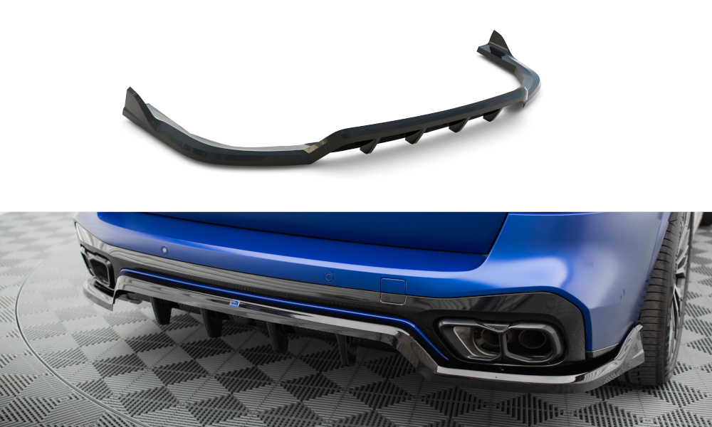 Rear Splitter (With Vertical Bars) V.2 suitable for BMW X5 M-Pack G05 Facelift
