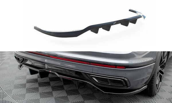 FOR VOLKSWAGEN - TIGUAN ALLSPACE R-LINE - MK2 FACELIFT - REAR SPLITTER (WITH VERTICAL BARS)