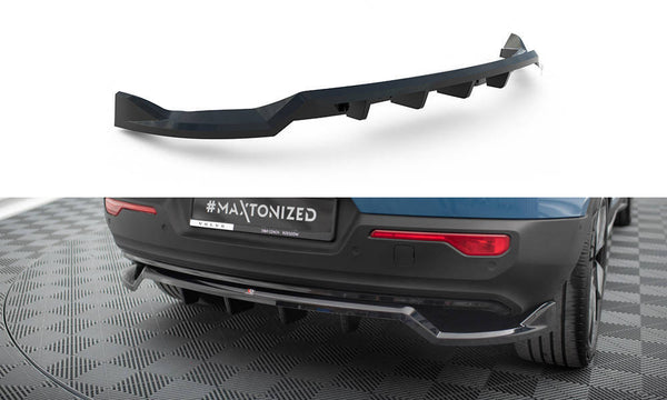FOR VOLVO - C40 - MK1 - CENTRAL REAR SPLITTER (WITH VERTICAL BARS)