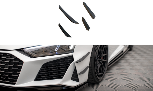 FOR AUDI - R8 - MK2 FACELIFT - FRONT BUMPER WINGS (CANARDS)