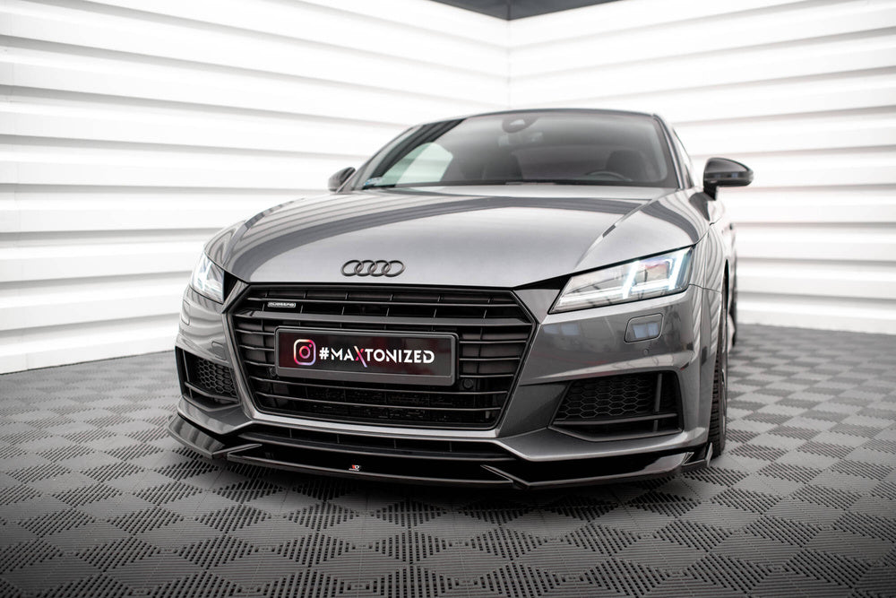 FOR AUDI - TT S / S-LINE 8S - FRONT SPLITTER - V1