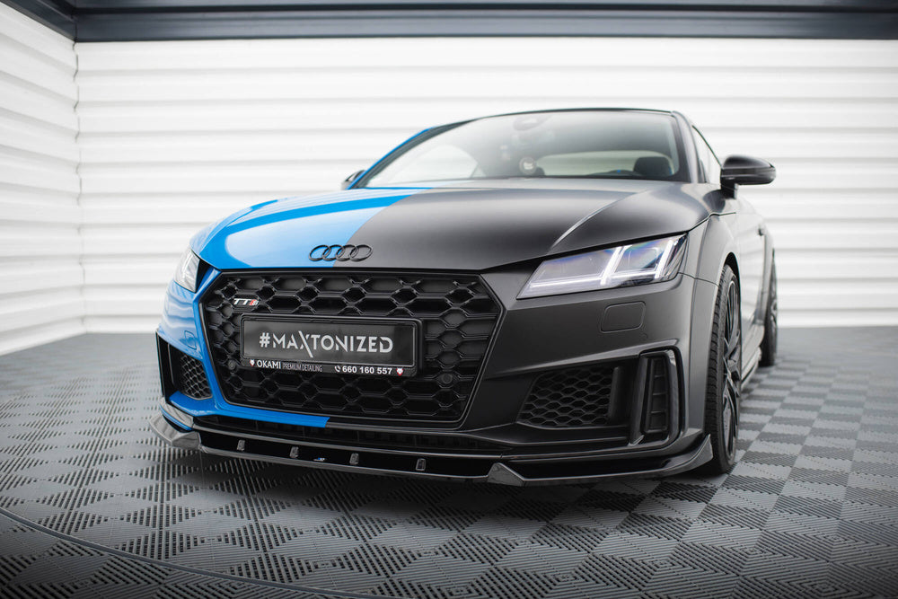 Front Splitter V.1 suitable for Audi TT S / TT S-Line 8S Facelift