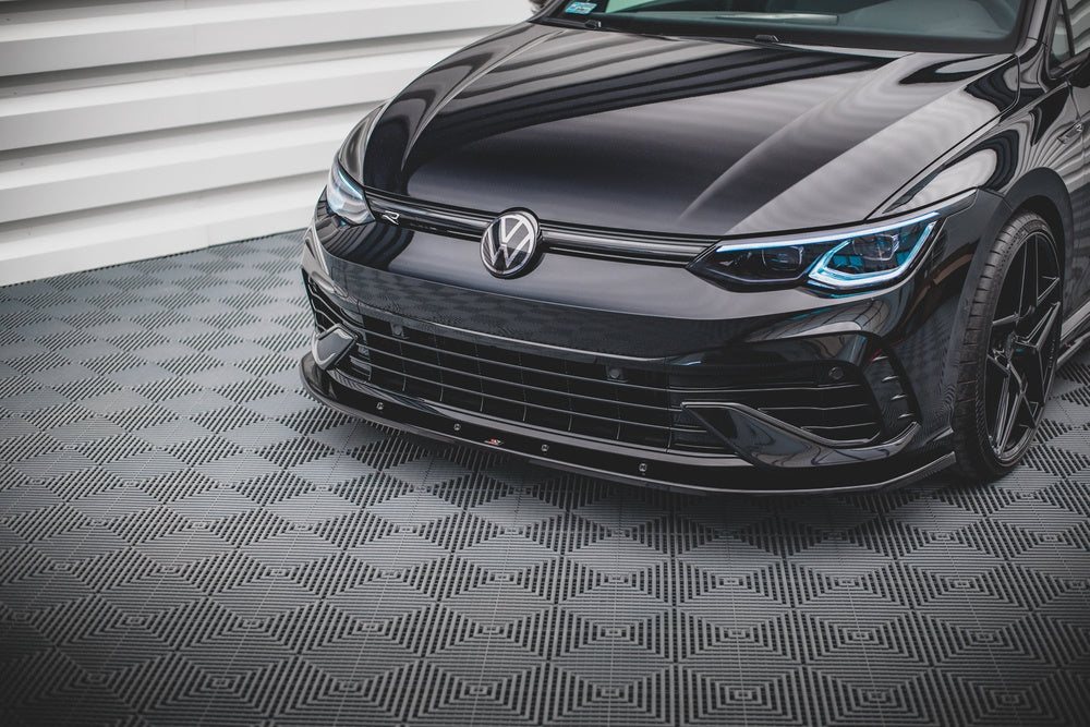 Front Splitter V.1 suitable for Volkswagen Golf R Hatchback / Variant Mk8