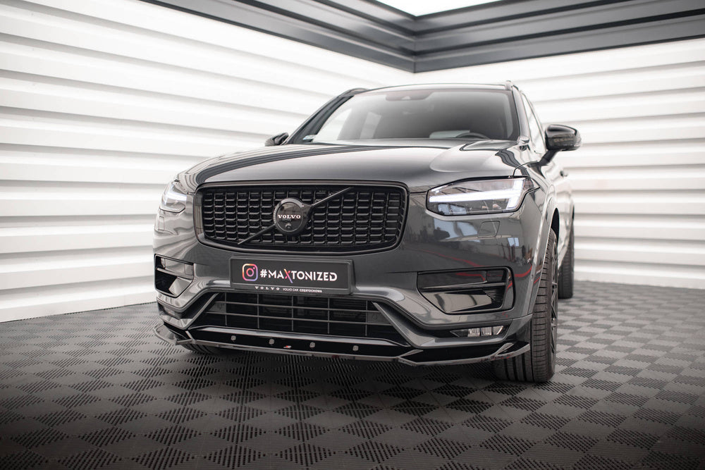 Front Splitter V.1 suitable for Volvo XC90 R-Design Mk2 Facelift