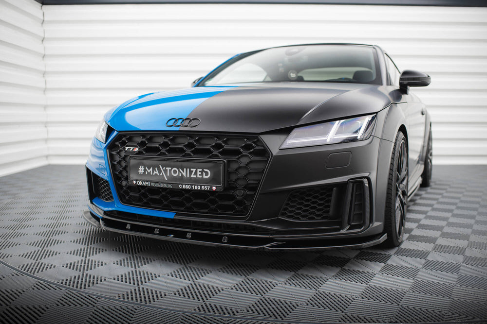 FOR AUDI - TT S / TT S-LINE 8S FACELIFT - FRONT SPLITTER - V2