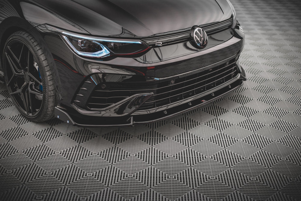 FOR VOLKSWAGEN - MK8 GOLF R - FRONT SPLITTER + WINGS - V2