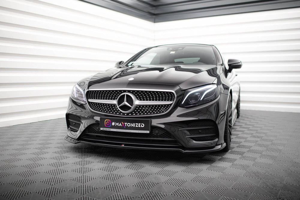 Front Splitter V.2 suitable for Mercedes-Benz E-Class W213 Coupe (C238) / Cabriolet (A238) AMG-Line / 53 AMG