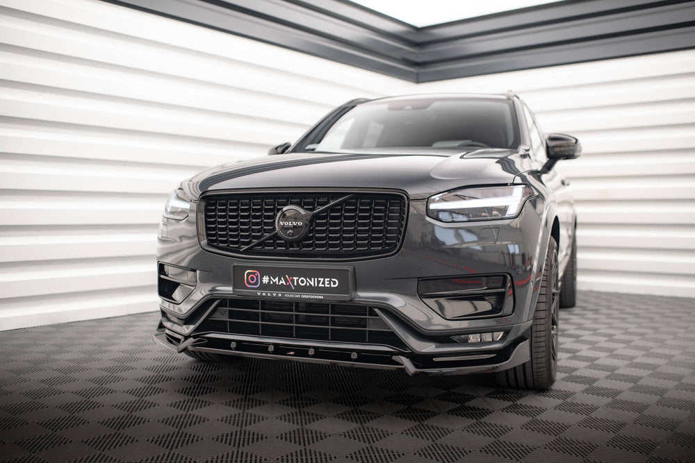 FOR VOLVO -  XC90 R-DESIGN MK2 FACELIFT - FRONT SPLITTER - V2