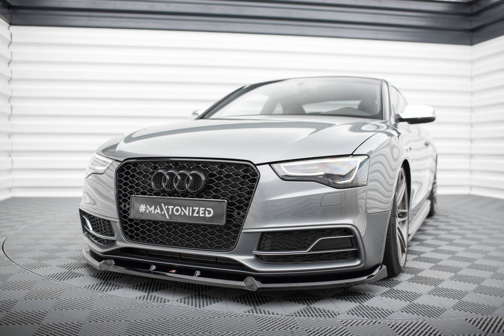 FOR AUDI - S5/ A5 S-LINE - B8 FACELIFT - FRONT SPLITTER - V3