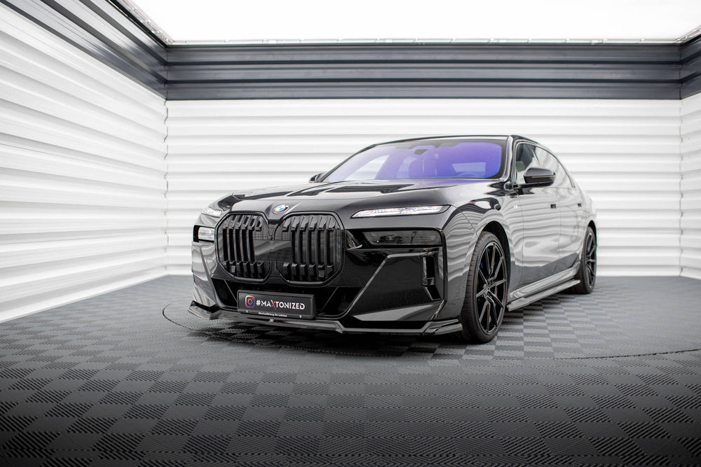 Front Splitter V.3 suitable for BMW 7 M-Pack / M760e / i7 M-Pack G70