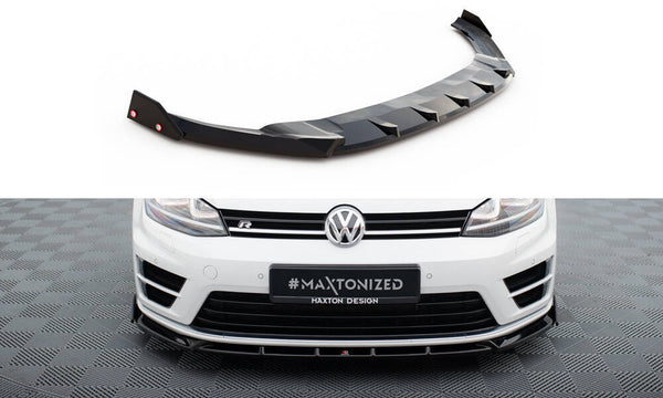 Volkswagen - MK7 Golf R - Front Splitter - V5 + Flaps