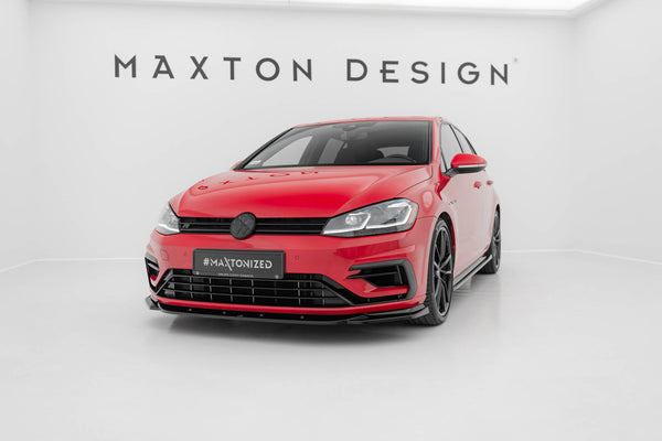 FOR VOLKSWAGEN - MK7.5 GOLF R - FACELIFT - FRONT SPLITTER - V9