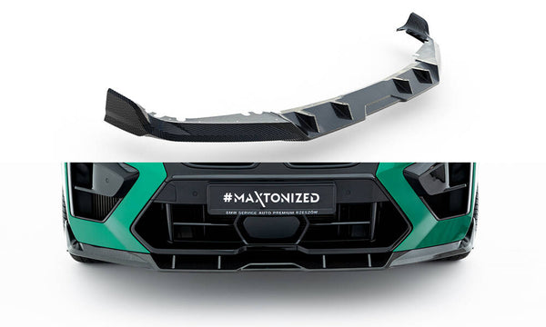 FOR BMW - X5M - F95 FACELIFT - CARBON FIBER FRONT SPLITTER