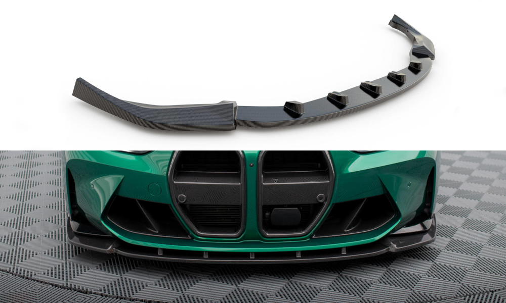 FOR BMW - M3 SEDAN / TOURING G80 / G81 - CARBON FIBER FRONT SPLITTER - V1
