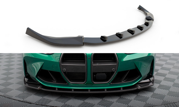 FOR BMW - M3 SEDAN / TOURING G80 / G81 - CARBON FIBER FRONT SPLITTER - V1