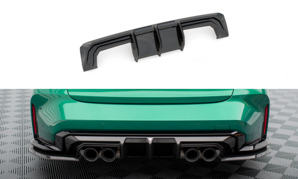 FOR BMW - M3 SEDAN / TOURING G80 / G81 & M4 G82 - CARBON FIBER REAR DIFFUSER